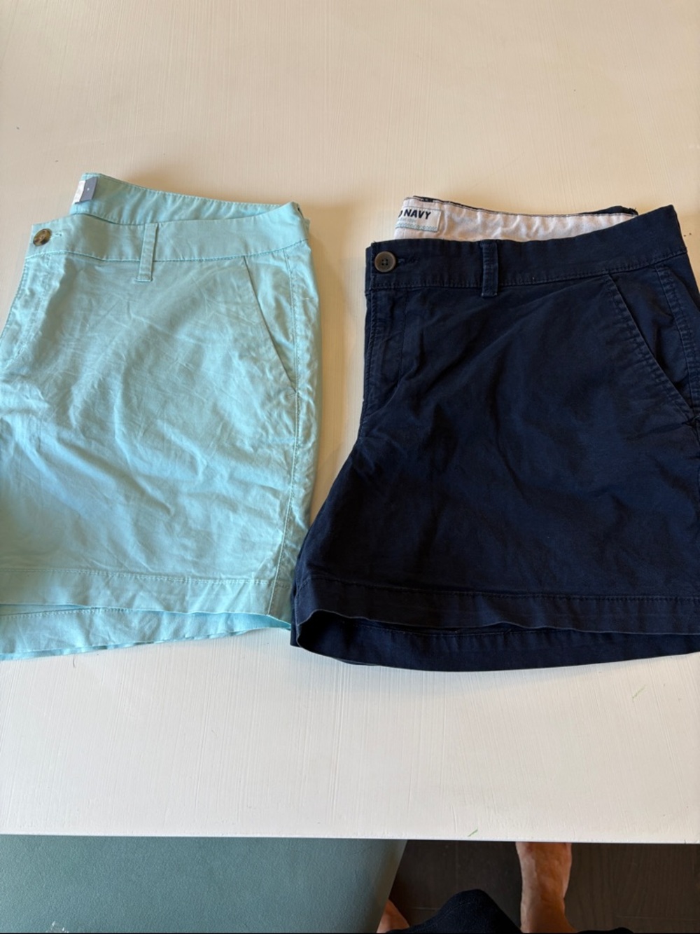 Old Navy Navy and aqua Women’s Cargo Shorts